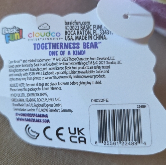 Care Bear Togetherness Bear Plush Tie Dye Bear - Picture 5 of 6